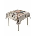 thumbnail image 1 of Country Birds Suqare Tablecloth - 54 x 54 Inch, Envelope Postmark Vintage Farmhouse Botancial Waterproof & StainResistant Tablecloth, Oil-proof Table Cover for Dining/Party/Wedding/Camping/Buffet, 1 of 9