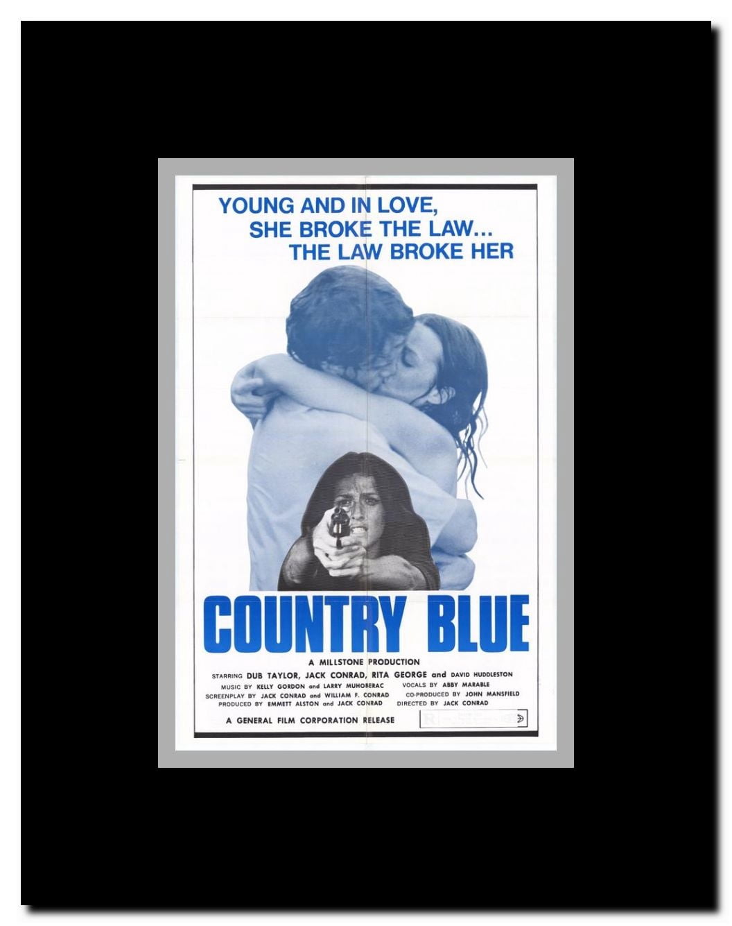 Country Blue Framed Movie Poster