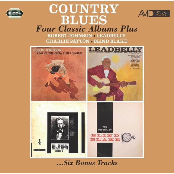 Various Artists Country Blues: Four Classic Albums Plus (CD) Album
