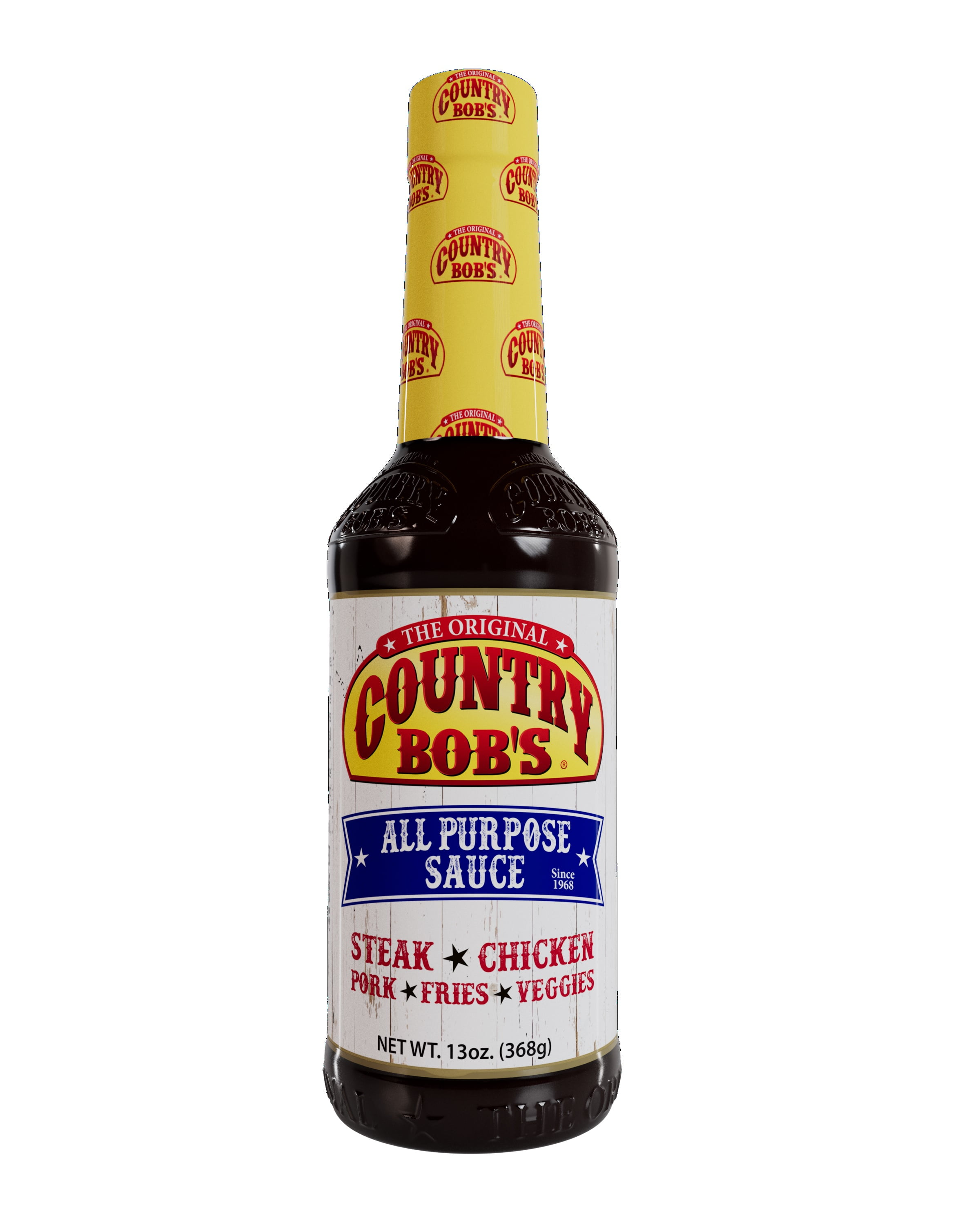 Country Bobs All Purpose Sauce, The Original, 13 oz Bottle