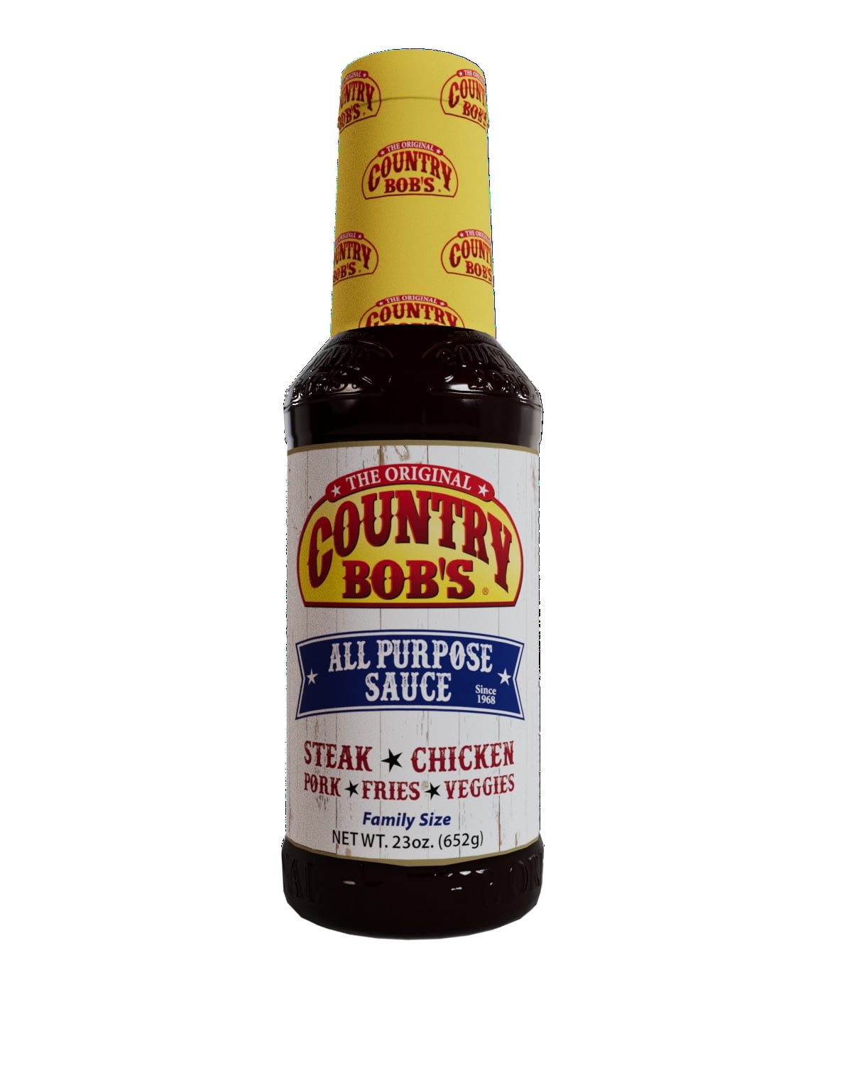 Country Bobs All Purpose Sauce, The Original, Value Size, 23 oz Bottle