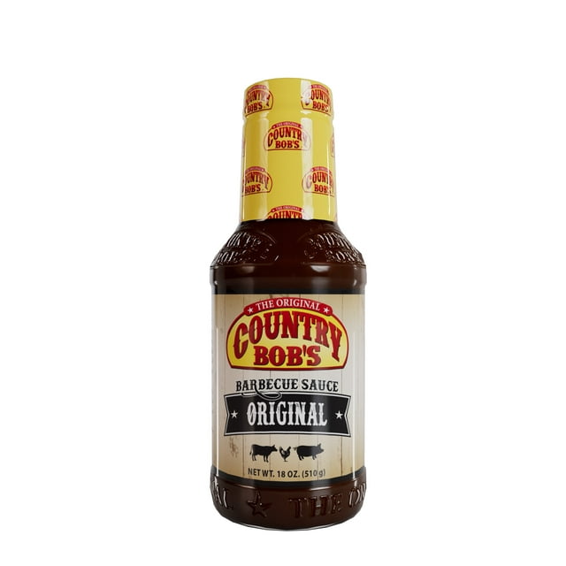 Country Bob's Original Barbecue Sauce, Mild BBQ Sauce, 18 fl oz