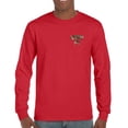 thumbnail image 1 of Country Boy Camo Crest Long Sleeve T-shirt Small Town Rodeo Cowboy USA Military, 1 of 7