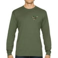 thumbnail image 1 of Country Boy Camo Crest Long Sleeve T-shirt Small Town Rodeo Cowboy USA Military, 1 of 7