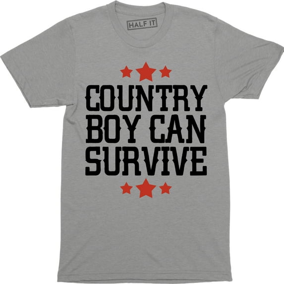 Country Boy Can Survive Music Band Album Festival Vintage T-Shirt
