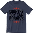 thumbnail image 1 of Country Boy Can Survive Music Band Album Festival Vintage T-Shirt, 1 of 4