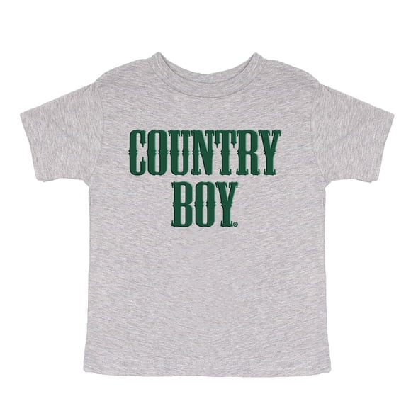 Country Boy Puff Print - Youth Short Sleeve Graphic T-Shirt and Toddler Short Sleeve Graphic T-Shirt
