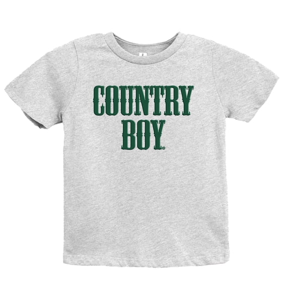 Country Boy Puff Print - Youth Short Sleeve Graphic T-Shirt and Toddler Short Sleeve Graphic T-Shirt