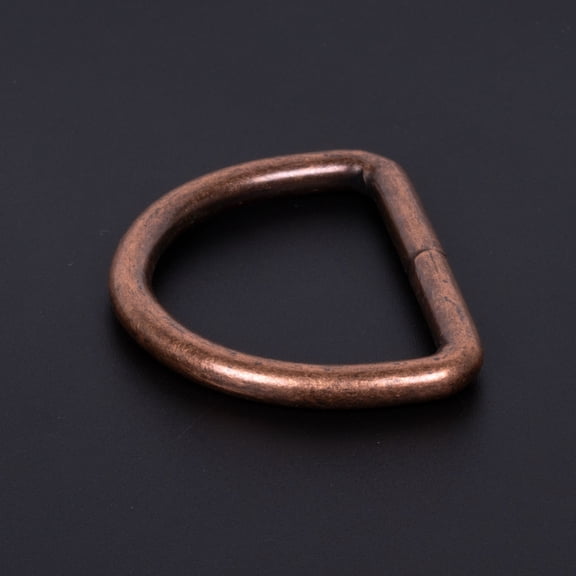 Country Brook Design® 1 1/2 Inch Antique Copper Heavy Welded D-Rings, 50 Pack