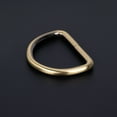 thumbnail image 1 of Country Brook Design® 1 1/2 Inch Brushed Brass Heavy Welded D-Rings, 10 Pack, 1 of 5