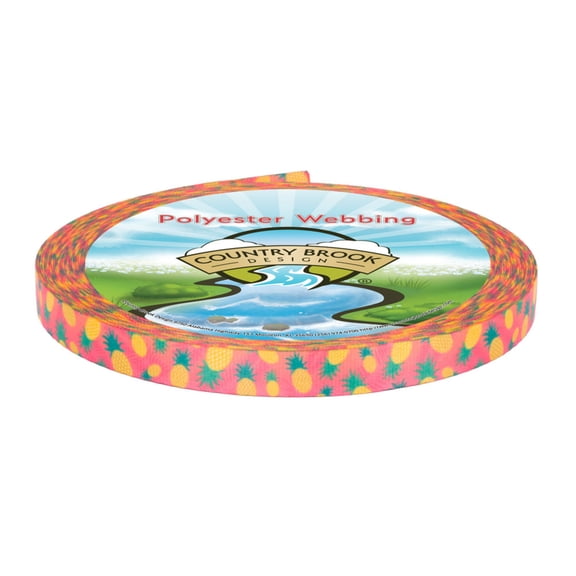 Country Brook Design® Pineapple Sunset Lite Tape (1/2 Inch, 5 Yards)