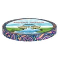 thumbnail image 1 of Country Brook Design® 1/2 inch Blue Boho Mandala Polyester Webbing, 5 Yards, 1 of 4