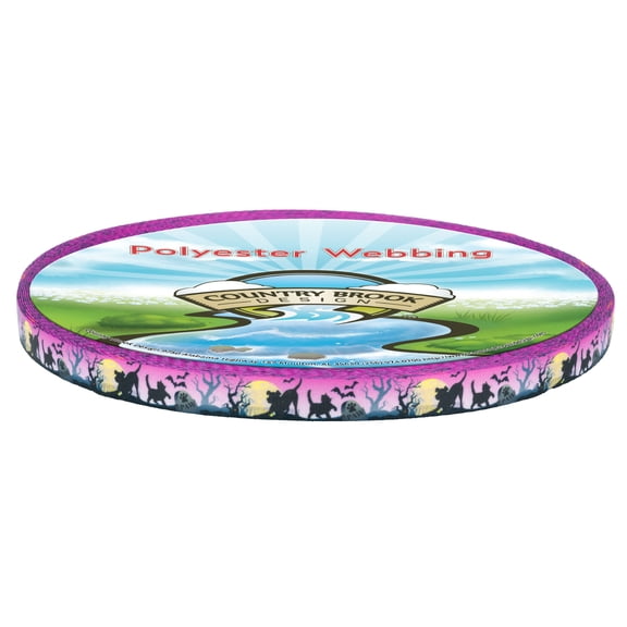 Country Brook Design® 1/2 inch Graveyard Photo Quality Polyester, 50 Yards