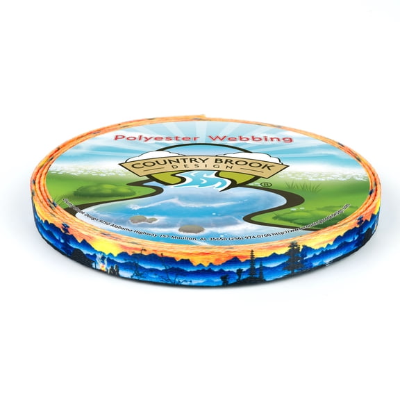 Country Brook Design® 1/2 inch Great Outdoors Polyester Webbing, 5 Yards