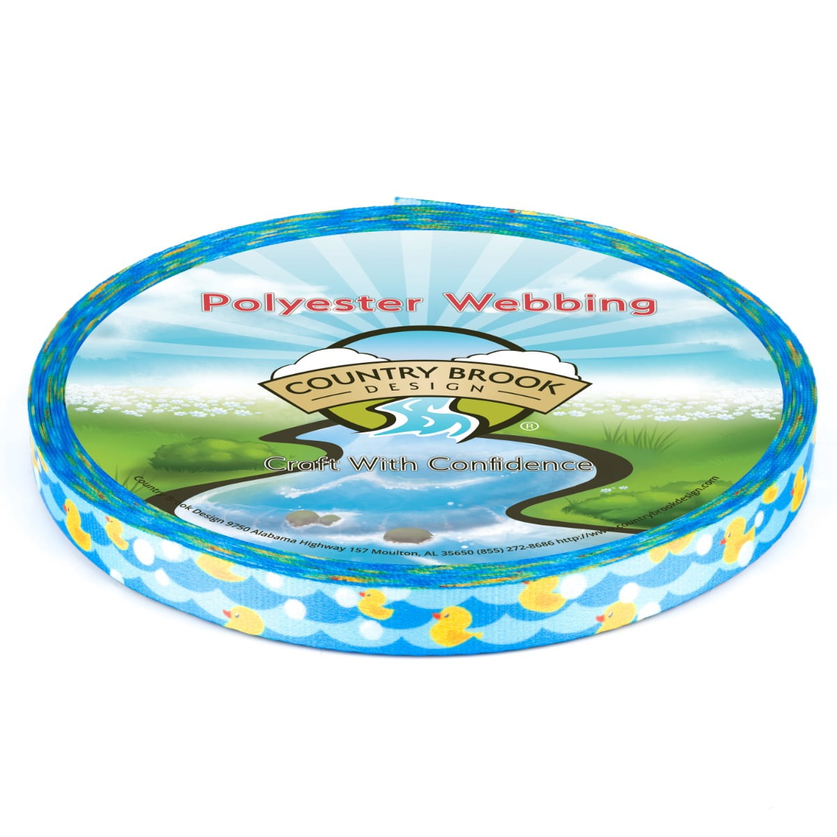 Country Brook Design® Just Ducky Lite Tape (1/2 Inch, 50 Yards)