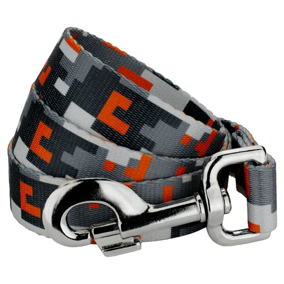 Country Brook Design® 1/2 inch Orange Digital Camo Dog Leash - 6 Foot