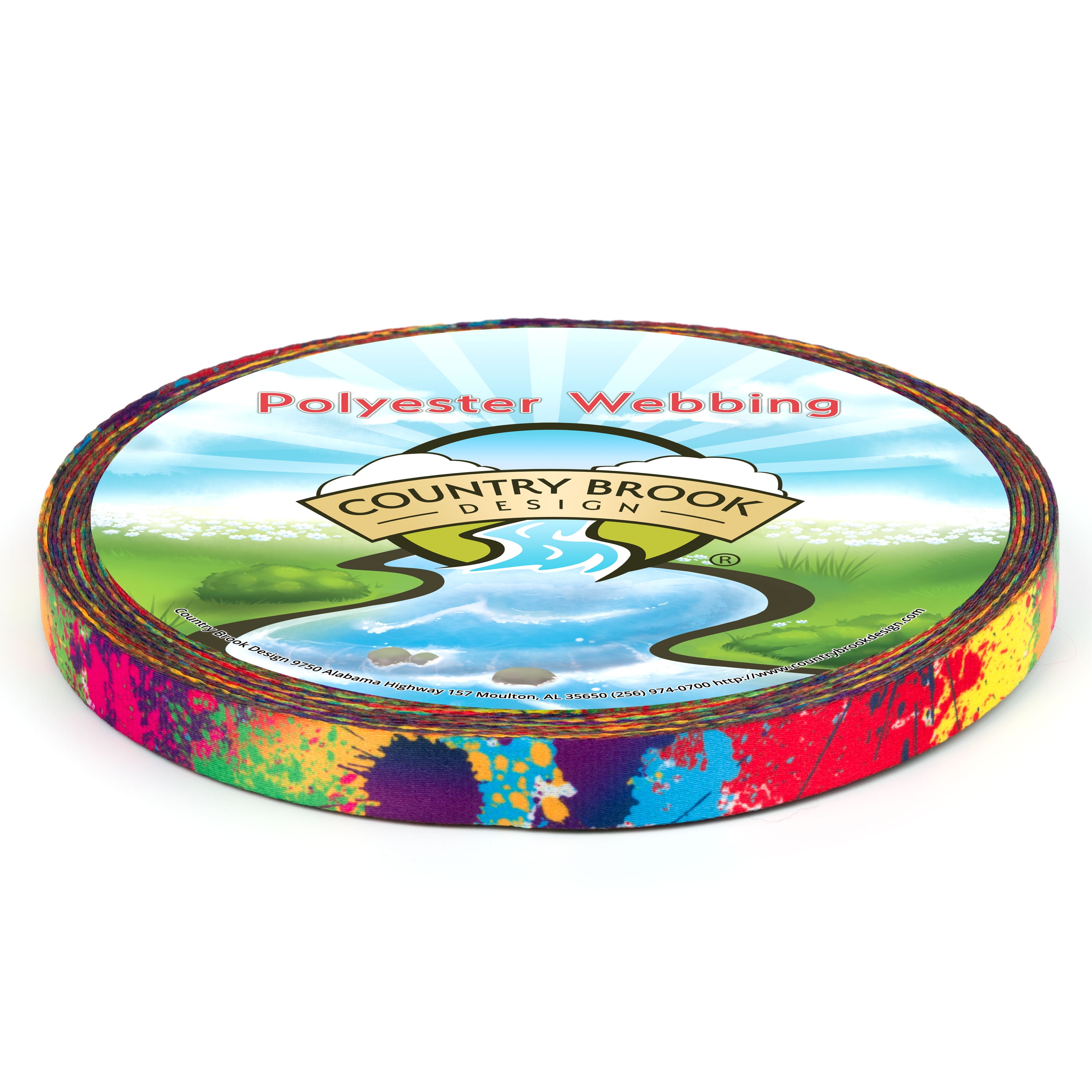 Country Brook Design® Paint Splatter Lite Tape (1/2 Inch, 50 Yards)