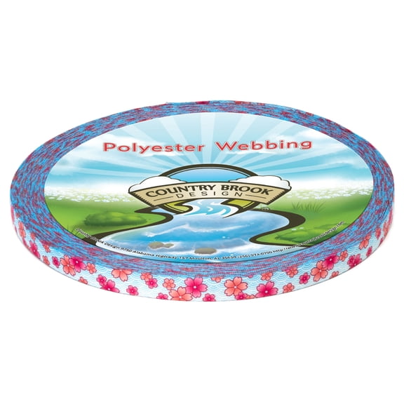 Country Brook Design® Pink April Blossoms Lite Tape (1/2 Inch, 5 Yards)