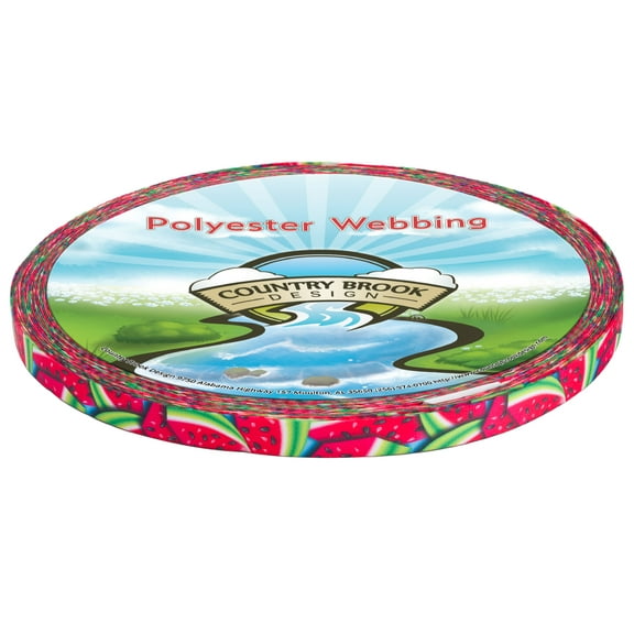 Country Brook Design® 1/2 inch Summer Melon Photo Quality Polyester, 50 Yards