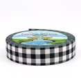 thumbnail image 1 of Country Brook Design® 1 inch Black & White Buffalo Plaid Polyester Webbing, 10 Yards, 1 of 7