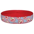 thumbnail image 1 of Country Brook Design® 1 inch Cherry on Top Ribbon on Bright Red Nylon Webbing, 5 Yards, 1 of 4