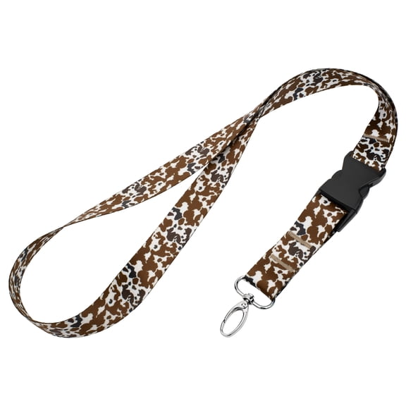 Country Brook Design® 1 inch Cow Print Neck Strap Lanyard