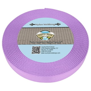 1 Inch Purple Nylon Webbing - Medium Weight Nylon