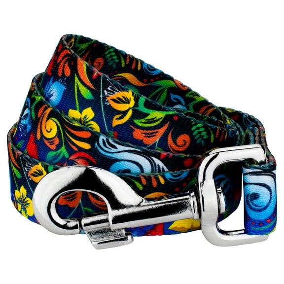 Country Brook Petz - Daisy Fields Dog Leash - Floral Collection with 8 Charming Designs (6 Foot, 5/8 inch Wide)