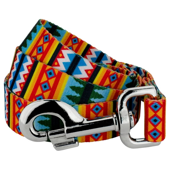 Country Brook Design - 1 inch Summer Pines Dog Leash - 6 Foot