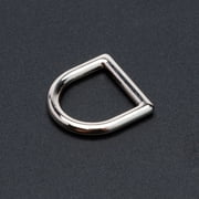 Country Brook Design  1/2 Inch Die Cast Square Bottom D-Rings, 100 Pack