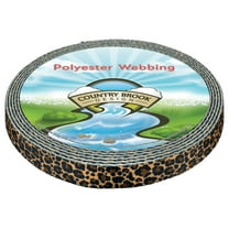 Country Brook Design® 3/4 Inch Leopard Print Polyester Webbing, 10 Yards