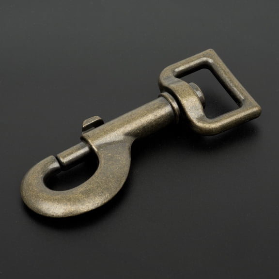 Country Brook Design® 3/4 inch Antique Brass Swivel Snap Hooks, 10 Pack