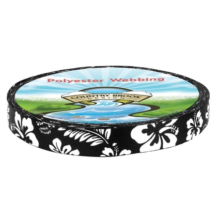 Country Brook Design® Black Hawaiian Lite Tape (3/4 Inch, 5 Yards)