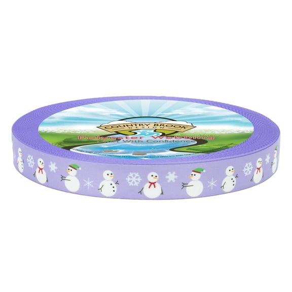 Country Brook Design® Snowman Lite Tape (3/4 Inch, 5 Yards)
