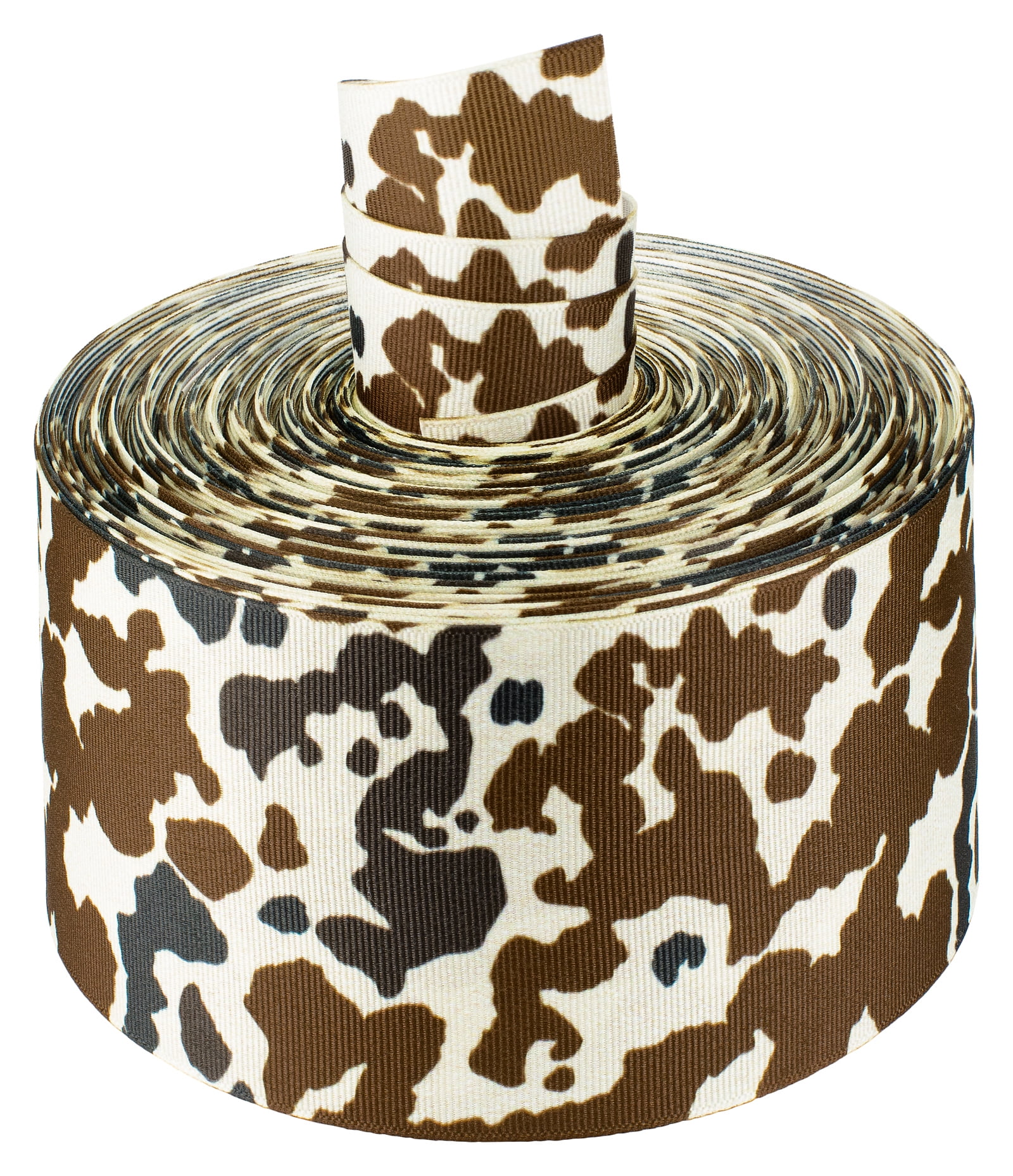 Country Brook Design® 3 inch Cow Print Grosgrain Ribbon, 2 Yards