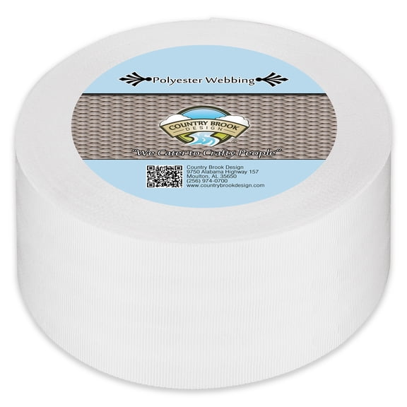 Country Brook Design® 3 inch Printable Heat Set Grosgrain Ribbon, 10 Yards