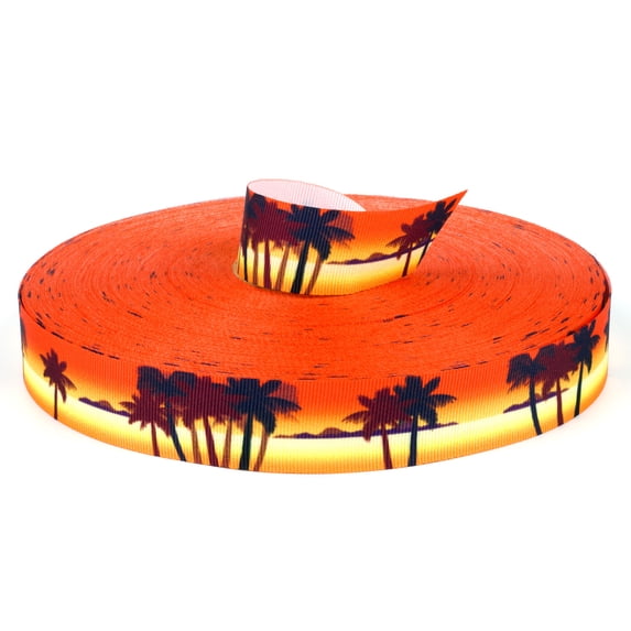 Country Brook Design® 5/8 inch Caribbean Sunset Grosgrain Ribbon, 5 Yards