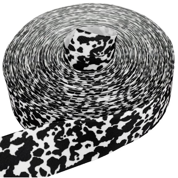 Country Brook Design® 5/8 inch Dairy Cow Grosgrain Ribbon, 5 Yards