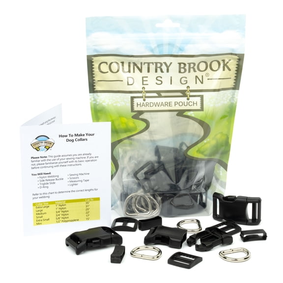Country Brook Design 5/8 inch Deluxe Dog Collar Kit