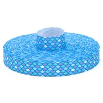 Country Brook Design® 5/8 inch Mermaid Scales Grosgrain Ribbon, 10 Yards
