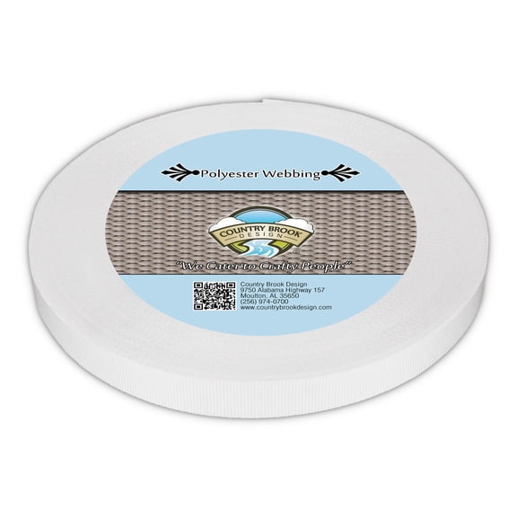 Country Brook Design® 5/8 inch Printable Heat Set Grosgrain Ribbon, 20 Yards