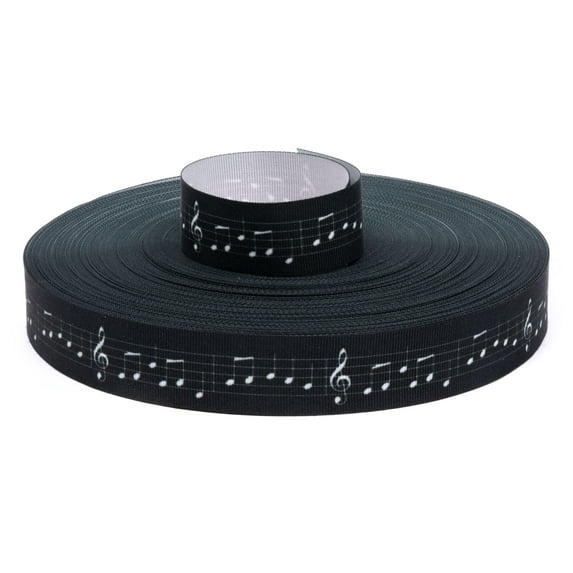 Country Brook Design® 5/8 inch Sheet Music Grosgrain Ribbon, 5 Yards