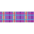 thumbnail image 1 of Country Brook Design® 5/8 inch Spring Purple Plaid Grosgrain Ribbon, 10 Yards, 1 of 2
