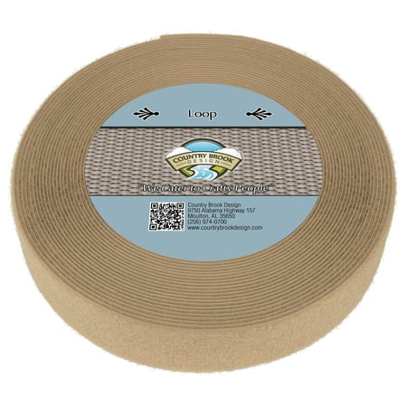 Country Brook Design® Beige Sew On Loop Only (1 1/2 inch, 5 yards)