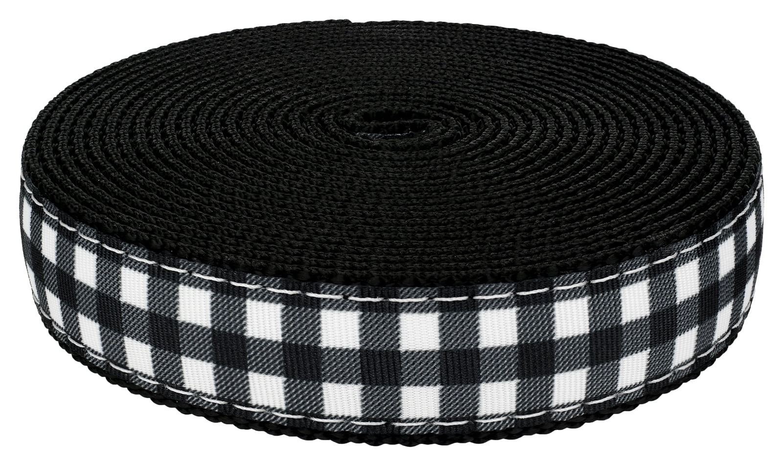 1 3/4 Inch Black Heavy Nylon Webbing - 5 Yards 6000 Lb Strength For DIY Projects