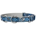 thumbnail image 1 of Country Brook Petz® Blue Paisley Ribbon Martingale Dog Collar, Extra Large, 1 of 2