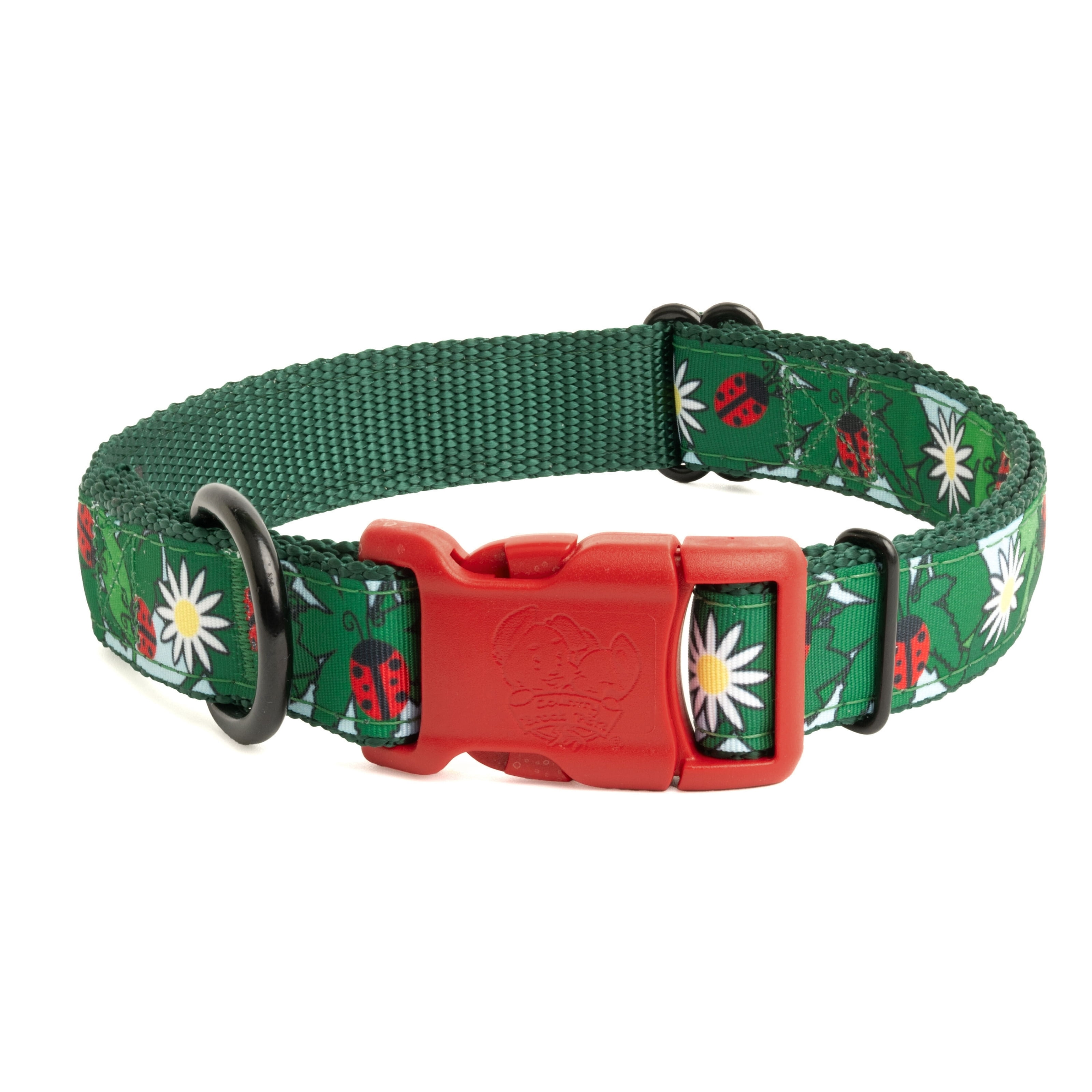Country Brook Petz® Ladybug Picnic Everyday Ribbon Dog Collar, Extra ...