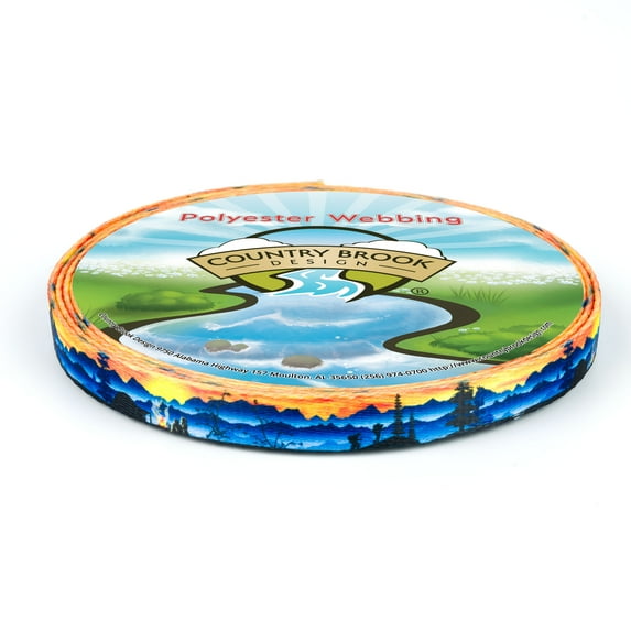 Country Brook Design - Great Outdoors Polyester Webbing (1/2 Inch, 10 Yards)