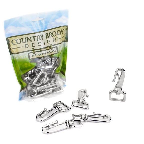 Brook Shoping Design Country Brook Design Heavy Duty 1 Inch Gooseneck Snap Hook for Crafting ...