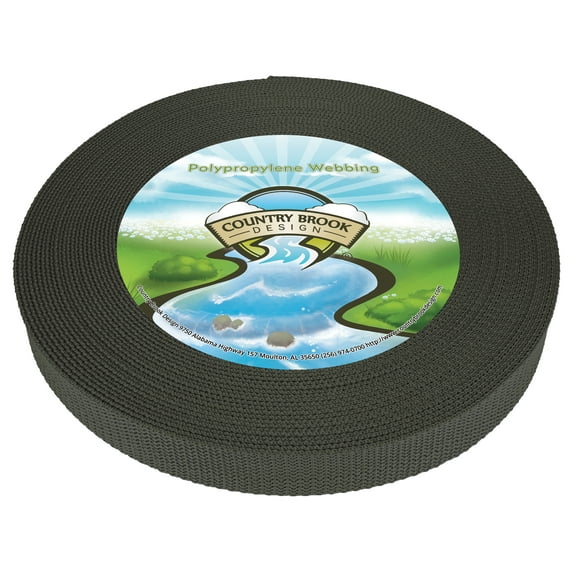 Country Brook Design - Heavy Polypropylene Webbing - 12 Vibrant Colors (1 Inch)